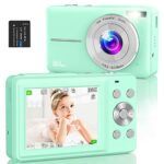 Digital Camera,Amdeurdi Vlogging Camera Rechargeable Digital Cameras with 16x Zoom Compact Camera FHD 1080P 44MP Compact Digital Camera for Begin