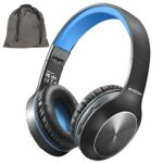 Rydohi Bluetooth Headphones Over Ear, 68H Playtime and 3 EQ Music Modes Wireless Headphones with Microphone/Deep Bass, HiFi Stereo Foldable Light