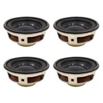 Hsthe Sea 4 PCS Round Micro Speaker Diameter 1.5" 4ohm 3W Audio Speaker Stereo Woofer Loudspeaker for Arduino