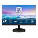 Philips 243V7QDAB - 24 Inch FHD Monitor, 75Hz, 4ms, IPS, Speakers , Smart Image, Narrow Border, LowBlue Mode (1920 x 1080, 250 cd/m², HDMI/VGA/DV