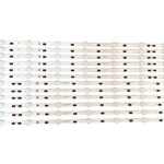 OUSIKA 12pcs/Kit LED Strip Fit for Samsung 58 TV UA58H5203 UE58H5205 UE58J5000 UN58J5190AF UE58J5200AW DMGE 580SMB R3 LM41 00091G led Backlight S