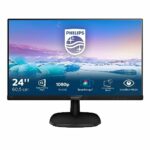 Philips 243V7QJABF - 24 Inch FHD Monitor, 75Hz, 4ms, IPS, Speakers , Smart Image, Narrow Border, LowBlue mode (1920 x 1080, 250 cd/m², HDMI/VGA/D