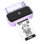 Phomemo M03 Pocket Printer, Mini Sticker Printer for Phone Portable Wireless Bluetooth Label Printer, Compatible with Android & IOS, for Gifts, L