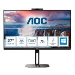 AOC Q27V5CW - 27 Inch QHD monitor, IPS, 75Hz, USB-C Docking, 65W power output, Windows Hello WebCam, LowBlue Light, Speakers (2560 x 1440 @ 75Hz,