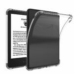 Clear Case for 6" All-New Kindle 2022, Slim Transparent Cover Reinforced Edge Corners Shell Drop Protection Waterproof Lightweight TPU Rubber Bac