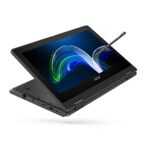Acer TravelMate Spin B3 FHD 11.6" Laptop (Celeron N4120,4 GB DDR4 SDRAM,64 GB eMMC,Windows 10 Pro) Black