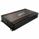 Juice Car Audio JA1504 1500W 4-Channel Bridgeable Car Power Amplifier, Thermal Protection, RCS Output, Bass Boost, Class A-B