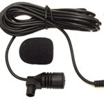 iZEN Car Microphone 3.5mm Mic for Vehicle head unit Bluetooth, Stereo, Radio, DVD, GPS etc with 3m/9.8ft cable plug and play and Voice Assembly S