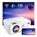 Mini Projector, Artlii Enjoy 2 Projector 1080P Full HD Support, Portable Bluetooth Wifi Projector with Zoom for Smartphone, TV Stick, Android, iO