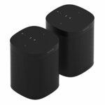 Sonos One Smart Speaker 2-Room Set, Black - Intelligent WiFi Speaker with Alexa Voice Control & AirPlay - Two Multiroom Speakers for Unlimited Mu