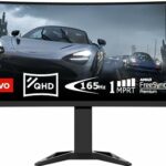 Lenovo G34w-30 34 inch 4K Ultra Wide QHD (1440p) Gaming Monitor (VA Panel, 165 Hz, 0.5ms, HDMI, DP, AMD FreeSync Premium) - Raven Black