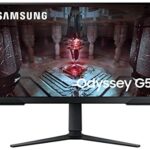 Samsung Odyssey LS27CG510EUXXU 27" QHD Gaming Monitor - 165Hz, 1ms, 2560x1440, 1440p, HDR10, 2xHDMI, Displayport, Height Adjust