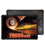 OUKITEL 20000mAh Large Battery RT2 Rugged Tablet 10.1 Inch, 8GB RAM+128GB ROM(TF 1TB), Android 12, 16+16MP Camera, IP68 Waterproof Tablet Dual SI