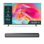 Hisense 4K QLED TV E7K and HS214 with Built-in subwoofer, Dolby Audio