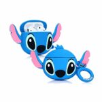 ZAHIUS Airpods Silicone Case Funny Cover Compatible for Apple Airpods 1&2 [3D DSN Cartoon Pattern][Best Gift for Girl Boy] (Big Ear Stitch)