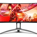 AOC AGON Gaming AG493UCX - 49 inch 2K Curved Monitor, 1ms GTG, VA HDR400, FreeSync Premium, Speakers, KVM (5120x1440 @ 120Hz, 550 cd/m², HDMI/DP/