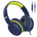 gorsun Premium A66 Kids Headphones with 85dB/94dB Volume Limited, in-line HD Mic, Audio Sharing, Foldable Toddler Headphones, Adjustable, Childre