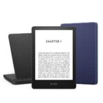 Kindle Paperwhite Signature Edition Essentials Bundle including Kindle Paperwhite Signature Edition - Wifi, Without Ads, Amazon Leather Cover, an