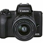 Canon EOS M50 Mark II + EF-M 15-45mm f/3.5-6.3 IS STM (Black) - Mirrorless camera built for content creators and streamers (4K, Vari-Angle screen
