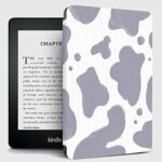 shzrgarts Slimshell Case For 6" Kindle Paperwhite 10Th Generation 2018 Release-Pu Leather Covers For Kindle Paperwhite E-Reader Accessory,Abstrac