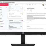 HP P24h G4 - LED monitor - 23.8" - 1920 x 1080 Full HD (1080p) @ 60 Hz - IPS - 250 cd/m² - 1000:1-5 ms - HDMI, VGA, DisplayPort - speakers - blac