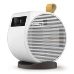 BenQ GV11 LED Portable Ceiling Projector with Rotating Angle Projection, 270˚ Bass Extensions Bluetooth Speaker, Android TV 10, Auto Vertical Key