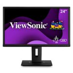 ViewSonic VG2440 - LED monitor - 24" (23.6" viewable) - 1920 x 1080 Full HD (1080p) @ 60 Hz - VA - 250 cd/m² - 3000:1-5 ms - HDMI, VGA, DisplayPo