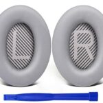 SoloWIT Professional Earpads Cushions for Bose QuietComfort 35 (QC35) and Quiet Comfort 35 II (QC35 II) Over-ear Headphones, Ear Pads Replacement