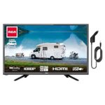 RCA RB22HT5A 12 Volt 22" inch FHD TV, Freeview HD DVB-T2-C-S2 Dolby Audio Caravans TV, FHD LED Backlighting Display, HDMI VGA PC Audio USB Travel