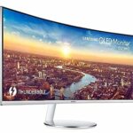 Samsung C34J791WTR - CJ79 Series - QLED monitor - curved - 34" (34" viewable) - 3440 x 1440 Ultra WQHD @ 100 Hz - VA - 300 cd/m² - 3000:1-4 ms -