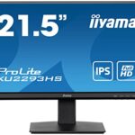 iiyama XU2293HS-B5 22 Inch IPS LCD with Slim Bezel, 4 ms, Freesync, Full HD 1920 x 1080, 1 x HDMI, 1 x DisplayPort, TCO Certified, 2 x 2 W Speake