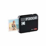 KODAK Mini 3 Retro 4PASS Portable Photo Printer (3x3") + 8 Sheets, Black