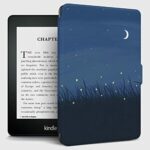JNSHZ Cover Compatible Kindle Paperwhite5 Cover For Ebook Reader Covers Released 11Th Gen 2021 Smart Accessories Pu Leather Kindle Cover - (Blue