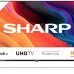 SHARP 4T-C50FL6KL2AB 50 Inch Smart TV 4K LED TV Unit with Google Assistant Hub, Freeview Play & Chromecast Device Built In, Android TV, UHD Frame