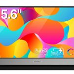 KOORUI Portable Monitor HDMI External Monitor for Laptop/PC/Mac/Phone 15.6 inch 1080P FHD USB-C IPS Gaming Computer Display w/Premium Smart Cover