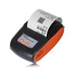 58mm Mini Thermal Receipt Printer, Support Bluetooth 4.0, Android, for ios and Windows, USB Direct Thermal Printer for ESC/POS/Receipt Ticket Pri