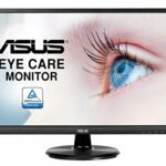 ASUS VA249HE 24 Inch (23.8 Inch) Monitor, FHD (1920x1080), VA, HDMI, D-Sub, Flicker free, Low Blue Light, TUV certified