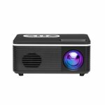 Mini Portable Projector 1080P Full HD Projector LED Home & Outdoor Video Projector Black