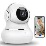 litokam Little elf Smart Camera, Security Camera Indoor with 360° Motion Tracking, WiFi Camera with IR Night Vision, 2-Way Audio for Baby/Pet, 10