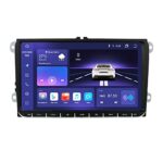 Android 12 Car Radio 9 Inch Touchscreen 8-Core For VW Golf 5/6 T5 Touran Polo Sharan Passat Tiguan SEAT WiFi CarPlay/Android Car Bluetooth DAB+ O
