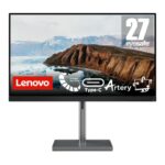 Lenovo L27m-30 27 Inch Full HD (1080p) Monitor ( IPS Panel, 75 Hz, 4ms, HDMI, VGA, USB Type-C, AMD FreeSync) - Raven Black