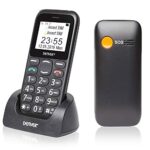 Denver BAS-18300m Big Button Mobile Phone For The Elderly - Unlocked Senior Large Button Mobile Phone, SOS Mobile Phone, Talking Numbers, Bluetoo