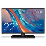 Cello Z0222 22 inch Full HD LED TV with Freeview HD DVB-T2, and Built In Satellite, VGA HDMI and USB for live recording of digital TV and play me