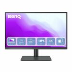 BenQ PD2705U 27” 4K Monitor for Mac, UHD, sRGB, Rec.709, HDR10, IPS, AQCOLOR Technology, USB-C, Factory-Calibrated, Color Mode, Darkroom mode, An