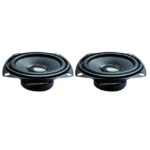JINGERL 4Ohm Subwoofer Speaker 78mm 3 Inch Full Range Speaker 10W Portable Bass Speaker Car Subwoofer Home Theater Loudspeaker DIY 2Pcs (Size : 2