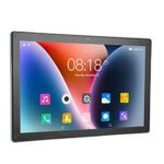 dsheng 10.1 Inch Portable Tablet, UK Plug 100‑240V 4G Network HD Tablet 2.4G 5G WIFI USB C Charging Port for Android 10.1 for Work (Grey)