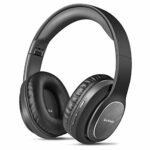 WorWoder 80Hrs Wireless Over Ear Headphones, Bluetooth 5.0 Wireless & Wired Mode, HiFi Stereo Sound with Mic, Lightweight Headset with Deep Bass