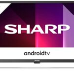 SHARP 1T-C32FI6KF2AB 32 Inch Smart TV, HD Ready LED Android TV, Chromecast Built In, Freeview, Google Assist, HDMI, Bluetooth, Dolby Digital, DTS