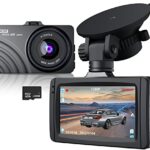 NOLYTH Dash Cam Front 1080P Full HD Dashboard Camera Car Camera Dashcam for Cars with Free 32G SD Card, 3" LCD, Night Vision, F2.0, WDR, G-Sensor