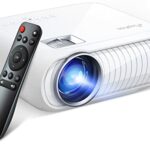 Projector, Home Theatre projector 1080P Full HD Supported, Upgraded 12000 Lux Video Mini Projector Compatible with iOS/Android/Tablet/PC/TV Stick